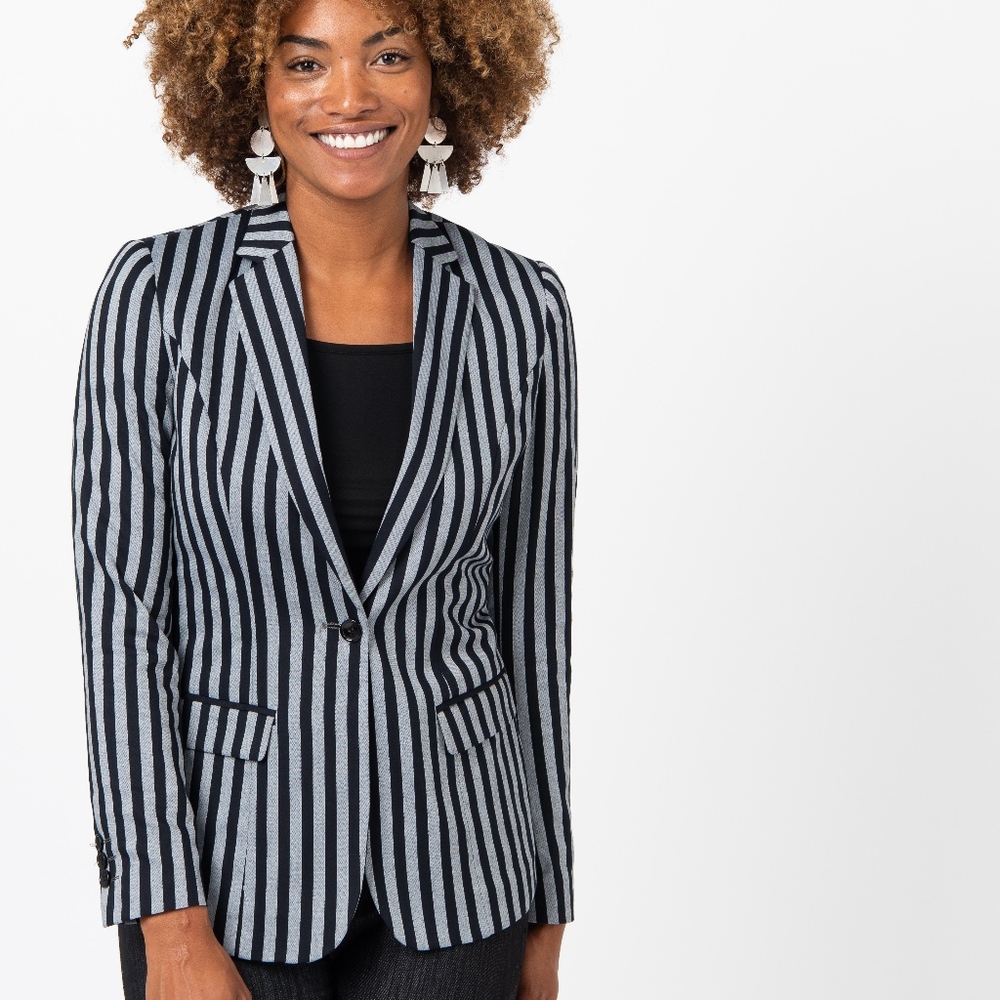 Agnes & Dora | Black & Gray Blazer
